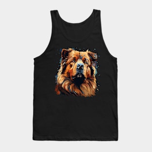 Patriotic Chow Chow Tank Top